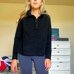 Banana Republic Black Wool Sweater